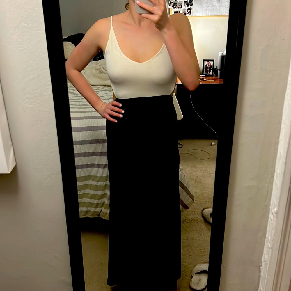 Fitted maxi dress